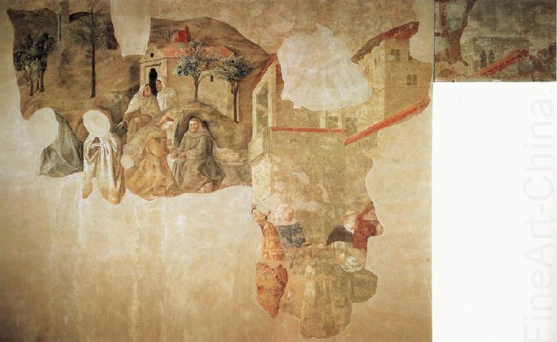 Fra Filippo Lippi Scenes of Carmelite china oil painting image